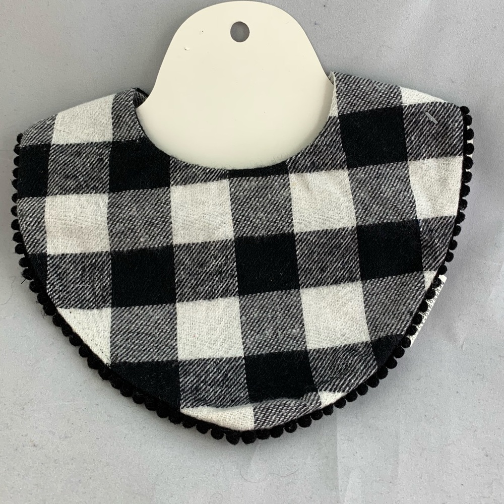 NEW buffalo check fabric bib